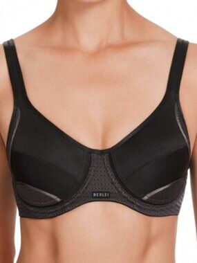 Berlei Sports Bra Size 36c Electrify Mesh Wired Bra - Black // set of 2 bras